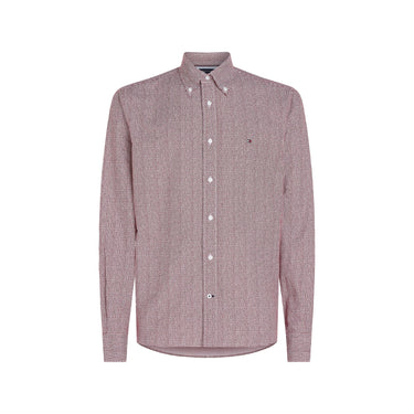 Mw0Mw337760Kp Camisas Tommy Hilfiger Hombre Oxford Basketweave Prt Rf Shirt